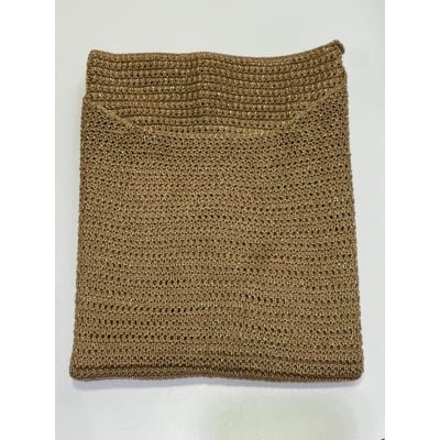 REGATA CROCHE COM BRILHO