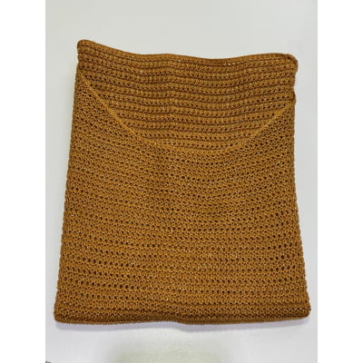REGATA CROCHE COM BRILHO